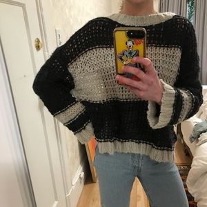 Free People Striped Sweater